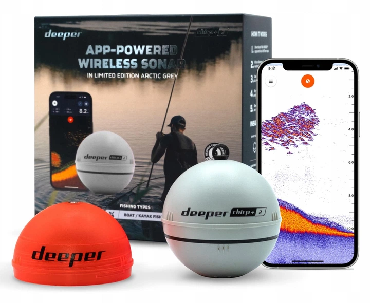 Deeper Smart Sonar CHIRP+ Limited Edition Arctic Grey