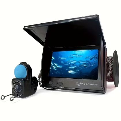 4. 3-Inch Underwater Fish Finder with a High-Definition Display, Night Vision, And a Camera for Viewing Fish at The Bottom