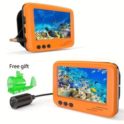 1pc Handheld Ice Fishing Camera, 4.3 Inches Underwater Fishing Camera, 15m Cable 4000mAh IP68